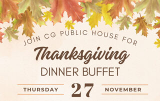 2025 Thanksgiving Dinner | Buffet Menu
